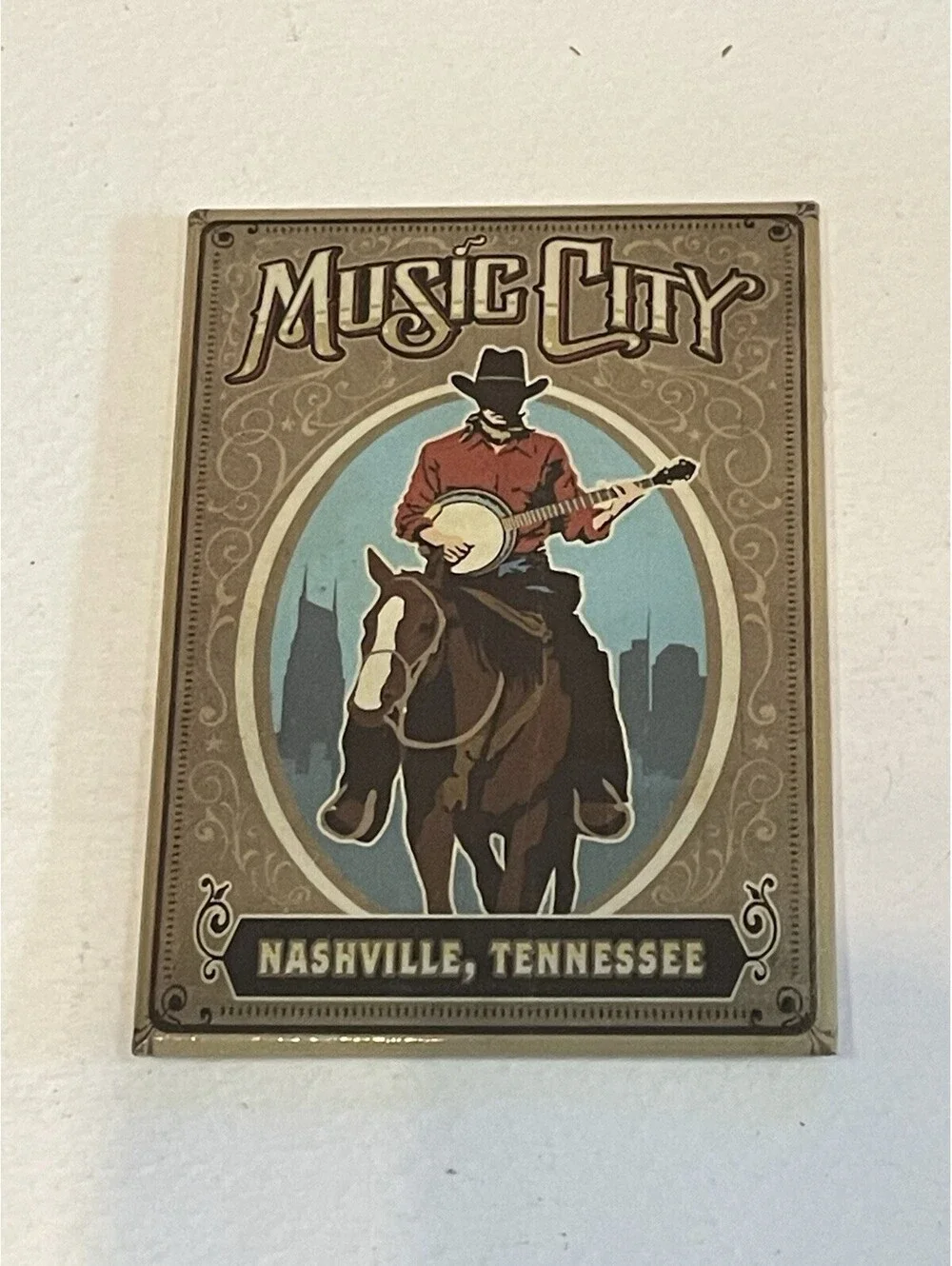 Nashville Tennessee Country Music City Souvenir Fridge Magnet